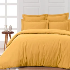Sensei Maison Housse de couette en percale coton Caramel 240x220 cm SOFT PERCALE
