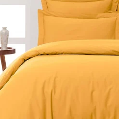 Sensei Maison Housse de couette en percale coton Caramel 240x220 cm SOFT PERCALE