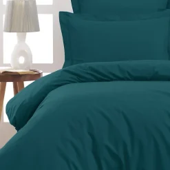 Sensei Maison Housse de couette en percale coton Petrol 240x220 cm SOFT PERCALE New