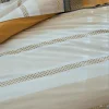 Tradilinge Housse de couette en percale de coton au style ethnique chic (260x240 cm - Jaune) Online