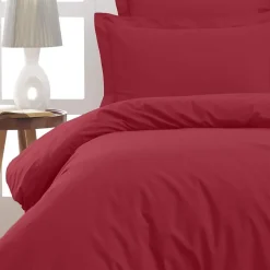 Sensei Maison Housse de couette en percale coton Cardinal 200x200 cm SOFT PERCALE Sale