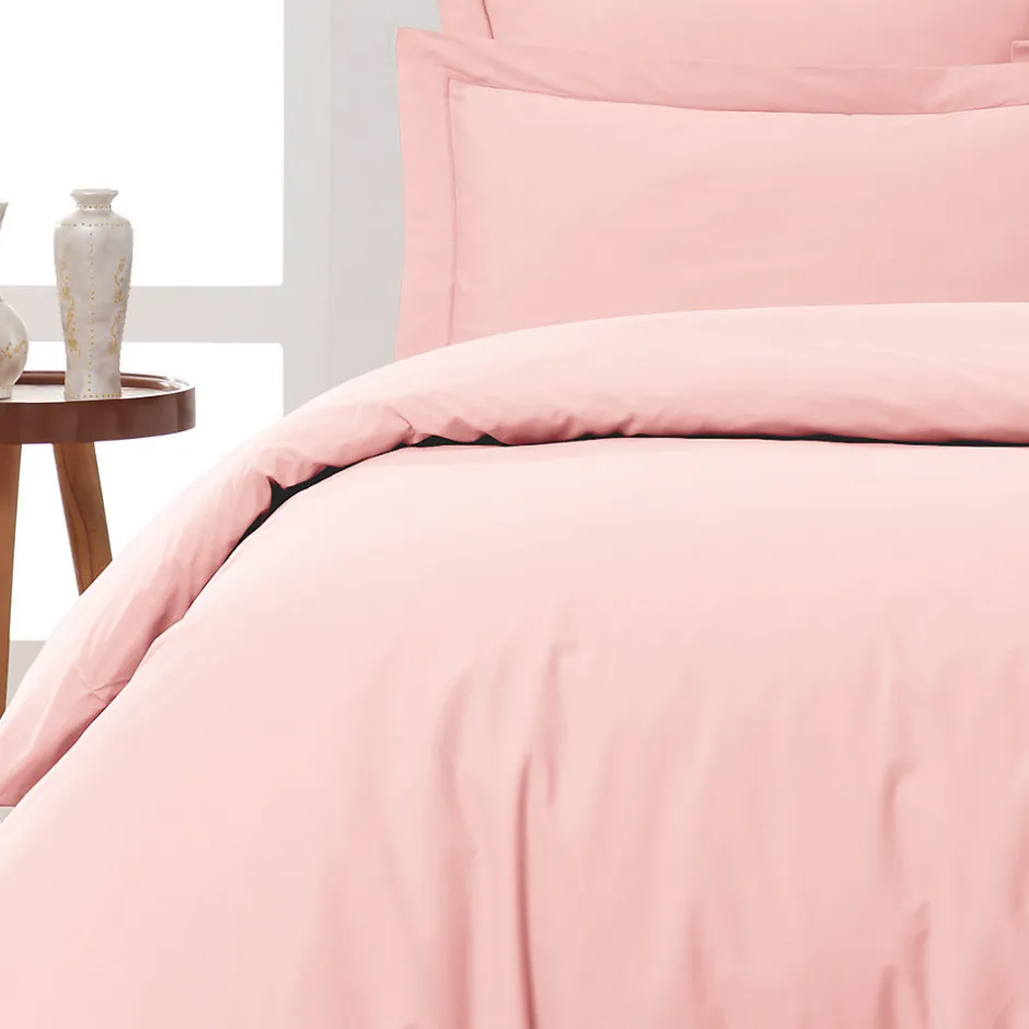 Sensei Maison Housse de couette en percale coton Poudre 240x220 cm SOFT PERCALE