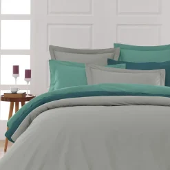 Sensei Maison Housse de couette en percale coton Gris Perle 260x240 cm SOFT PERCALE Clearance