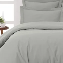 Sensei Maison Housse de couette en percale coton Gris Perle 260x240 cm SOFT PERCALE Clearance