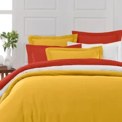 Sensei Maison Housse de couette en percale coton Terracota 140x200 cm SOFT PERCALE New