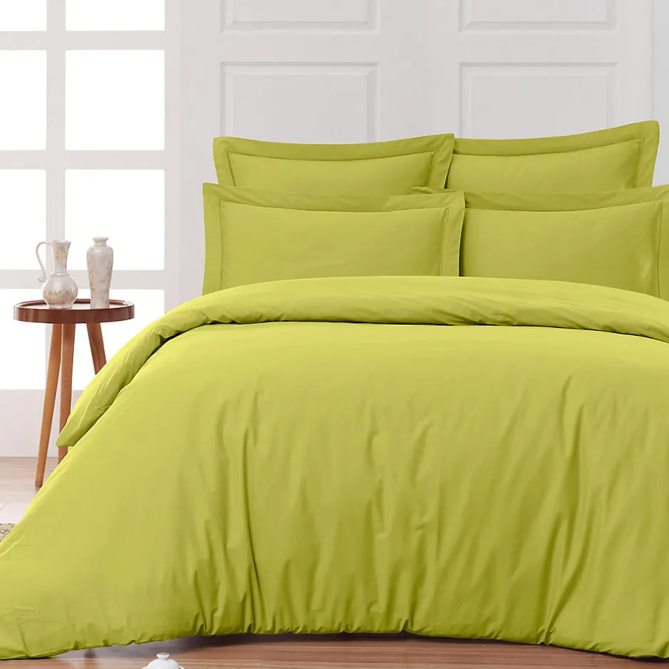 Sensei Maison Housse de couette en percale coton Citronelle 140x200 cm SOFT PERCALE