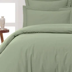 Sensei Maison Housse de couette en percale coton Sauge 200x200 cm SOFT PERCALE