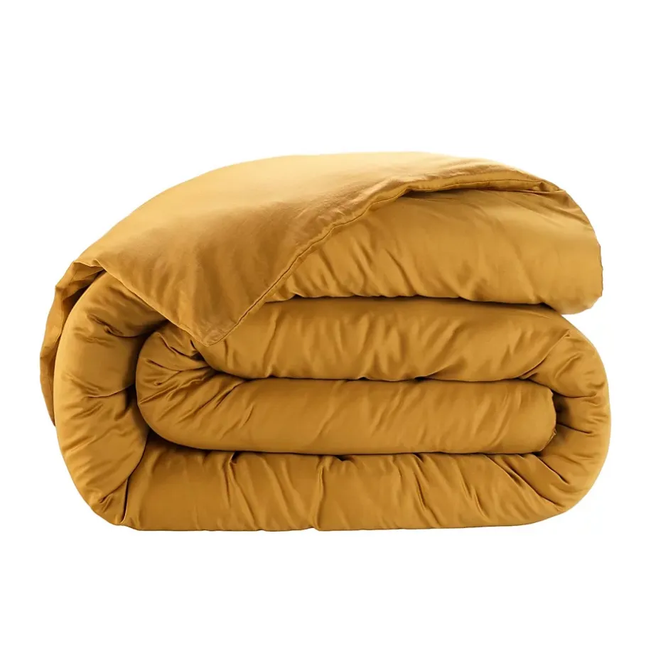 Eden Housse de couette en satin de coton Uni New