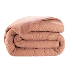 Eden Housse de couette en satin de coton Uni Outlet