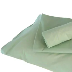 Tradilinge Housse de couette enfant uni (100x140 cm - Vert tilleul)