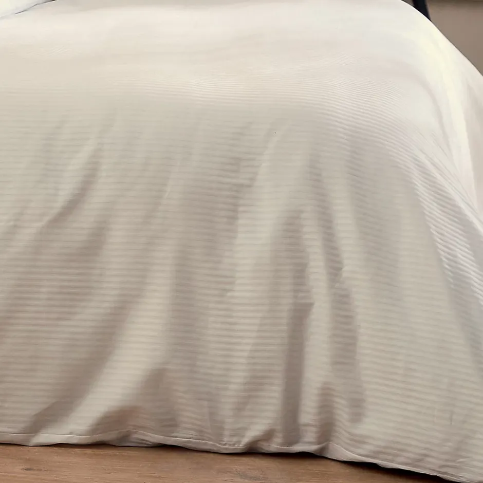 Tradilinge Housse de couette esprit grand hôtel (200x200 cm - Sable) Discount