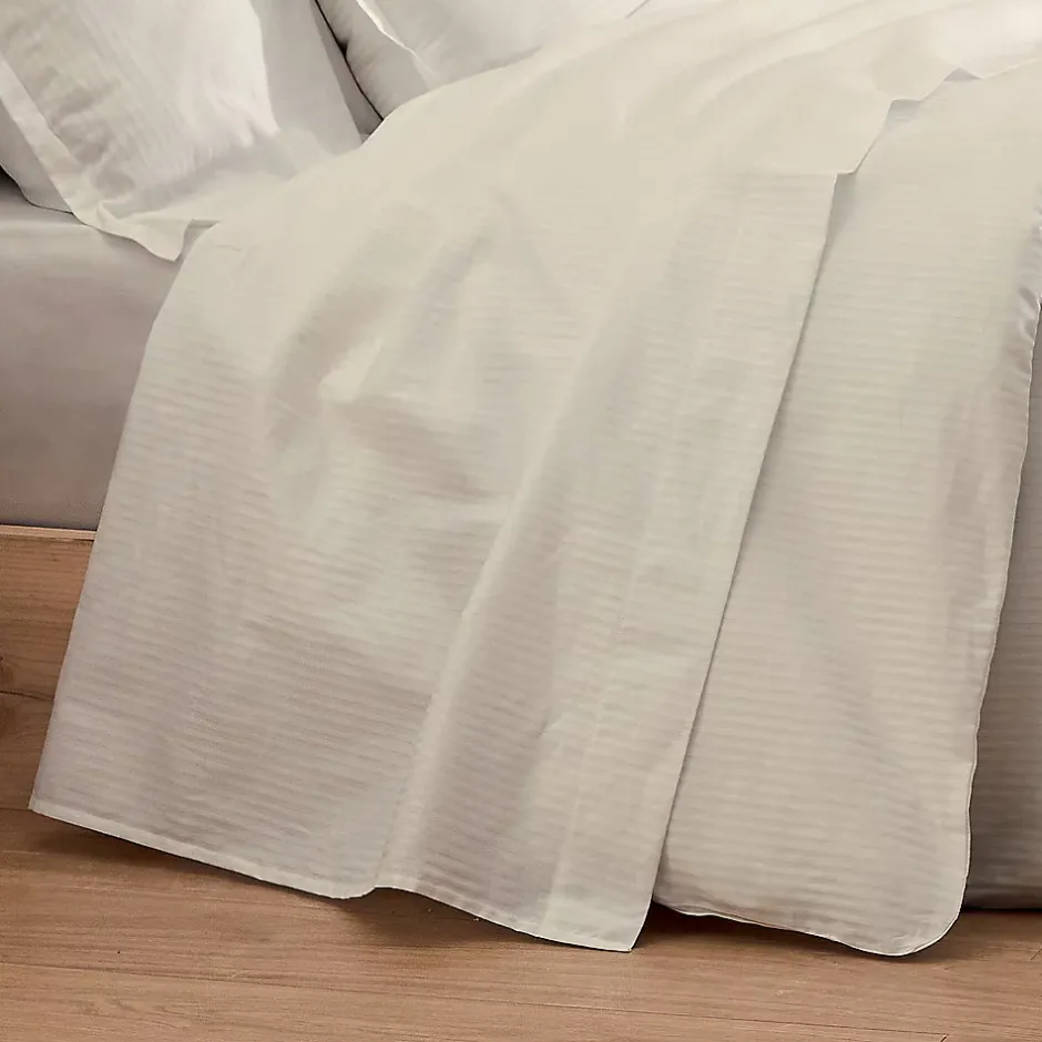 Tradilinge Housse de couette esprit grand hôtel (200x200 cm - Sable) Discount
