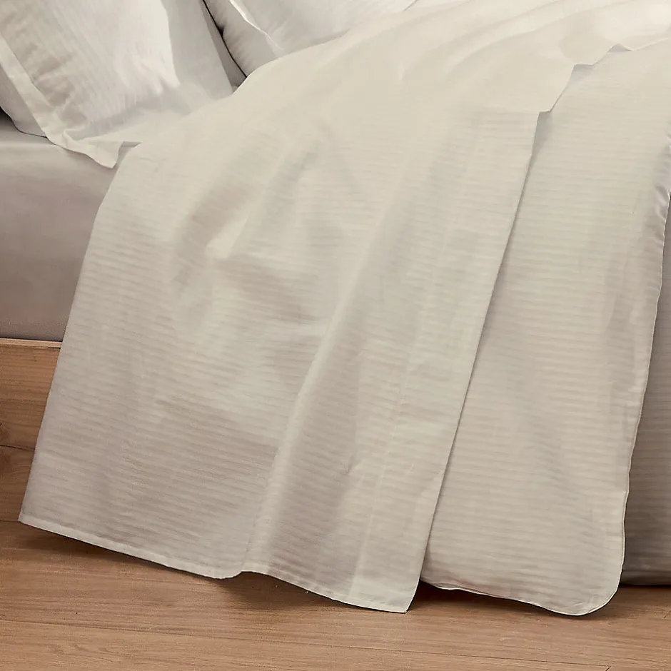 Tradilinge Housse de couette esprit grand hôtel (240x220 cm - Sable)
