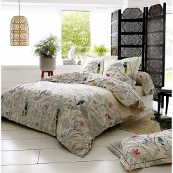 Tradilinge Housse de couette faune et flore (280x240 cm - Ecru) Outlet