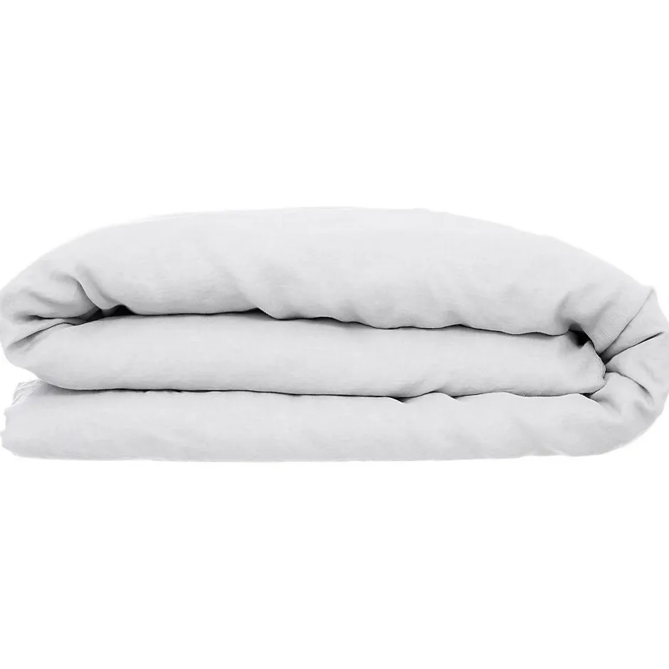 Atmosphera Créateur D'Intérieur Housse de couette Linah - blanc - lin lavé 260x240 cm - Atmosphera