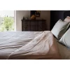 Vent Du Sud Housse de couette "Manoir" percale pur coton peigné longues fibres 80 fils/cm² - Acier - Housse de couette 260 x 240 c Hot