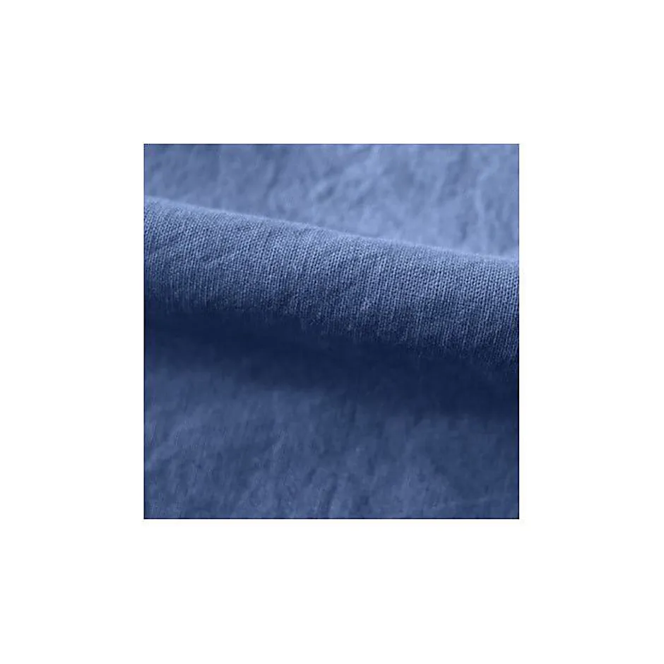 Vent Du Sud Housse de couette Palace 100% coton teint lavé - Palace Indigo - Housse de couette 200 x 200 cm