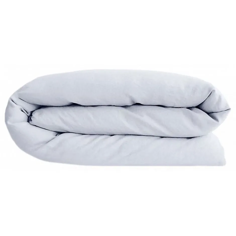 Vent Du Sud Housse de couette Palace 100% coton teint lavé - Palace Neige - Housse de couette 260 x 240 cm Discount
