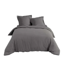 Douceur D'Intérieur Housse de couette Percaline - - Housse de couette 260 x 240
