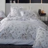 Tradilinge Housse de couette plumes à imprimés plumes (260x240 cm - Blanc) Discount