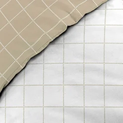 Douceur D'Intérieur Housse de couette réversible 240 x 220 cm + 2 taies CADRIA 100% coton 57 fils