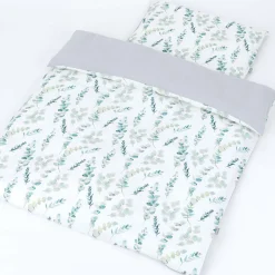 Sevira Kids Housse de couette réversible Eucalyptus