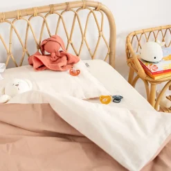 Sevira Kids Housse de couette réversible en Lin lavé