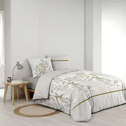 Douceur D'Intérieur Housse de couette réversible 240 x 220 cm + 2 taies Coton 57 fils RAONI New