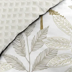 Douceur D'Intérieur Housse de couette réversible 240 x 220 cm + 2 taies Coton 57 fils RAONI New