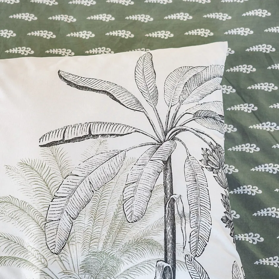 Cote Deco Housse de couette réversible 240x220 SOLI + 2 taies 100% coton adouci 57 fils/cm2 Online
