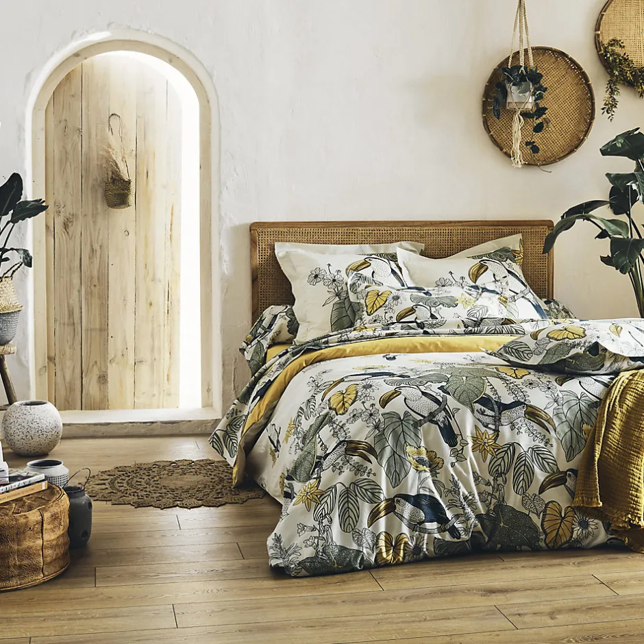 Tradilinge Housse de couette Toco (280x240 cm - Kaki)