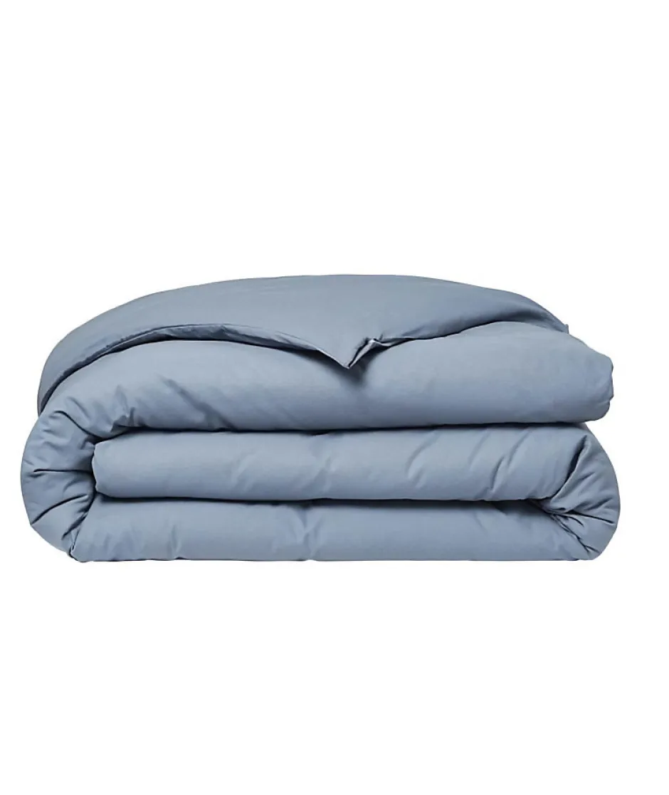 Todays Tools Housse de couette TODAY Essential - 240 x 260 cm - 2 personnes - 100% Coton uni - Denim Outlet