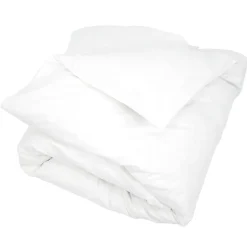Linnea Housse de couette uni 240x220 cm pur percale PRIMO Blanc