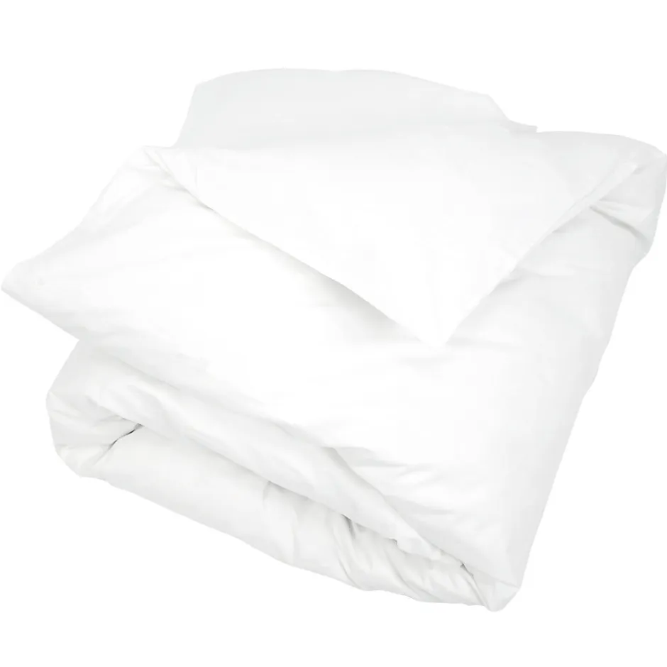 Linnea Housse de couette uni 240x220 cm pur percale PRIMO Blanc