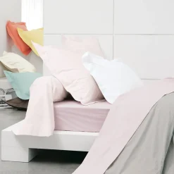 Linnea Housse de couette uni 240x220 cm pur percale PRIMO Blanc