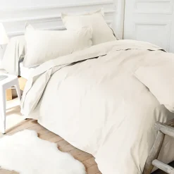 Linnea Housse de couette uni 280x240 cm coton ALTO Crème New