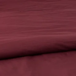 Toison d'Or Housse de couette unie en coton Lavé (240x220 cm - Griotte)