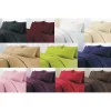 Univers Décor Housse de couette unie Rouge 260 x 240 cm / 100% Coton / 57 Fils/cm² pour lit 2 places "King Size" Clearance