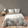 Douceur D'Intérieur Housse de couette 240x220 + 2 taies BASTILLE 100% coton