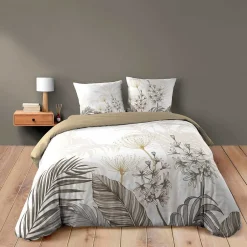 Douceur D'Intérieur Housse de couette 240x220 + 2 taies BASTILLE 100% coton