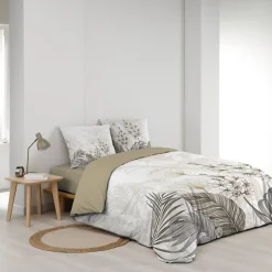 Douceur D'Intérieur Housse de couette 240x220 + 2 taies BASTILLE 100% coton