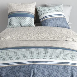Atelier Du Coton Housse de couette 240x220 + 2 taies en coton 57 fils Outlet