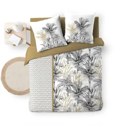 100Comfort Housse de couette 260x240 + 2 taies DAKAR 100% coton Hot