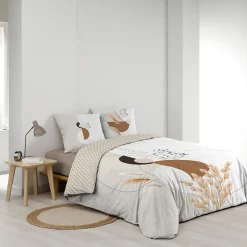 Douceur D'Intérieur Housse de couette 240x220 + 2 taies PAMPA 100% coton Outlet