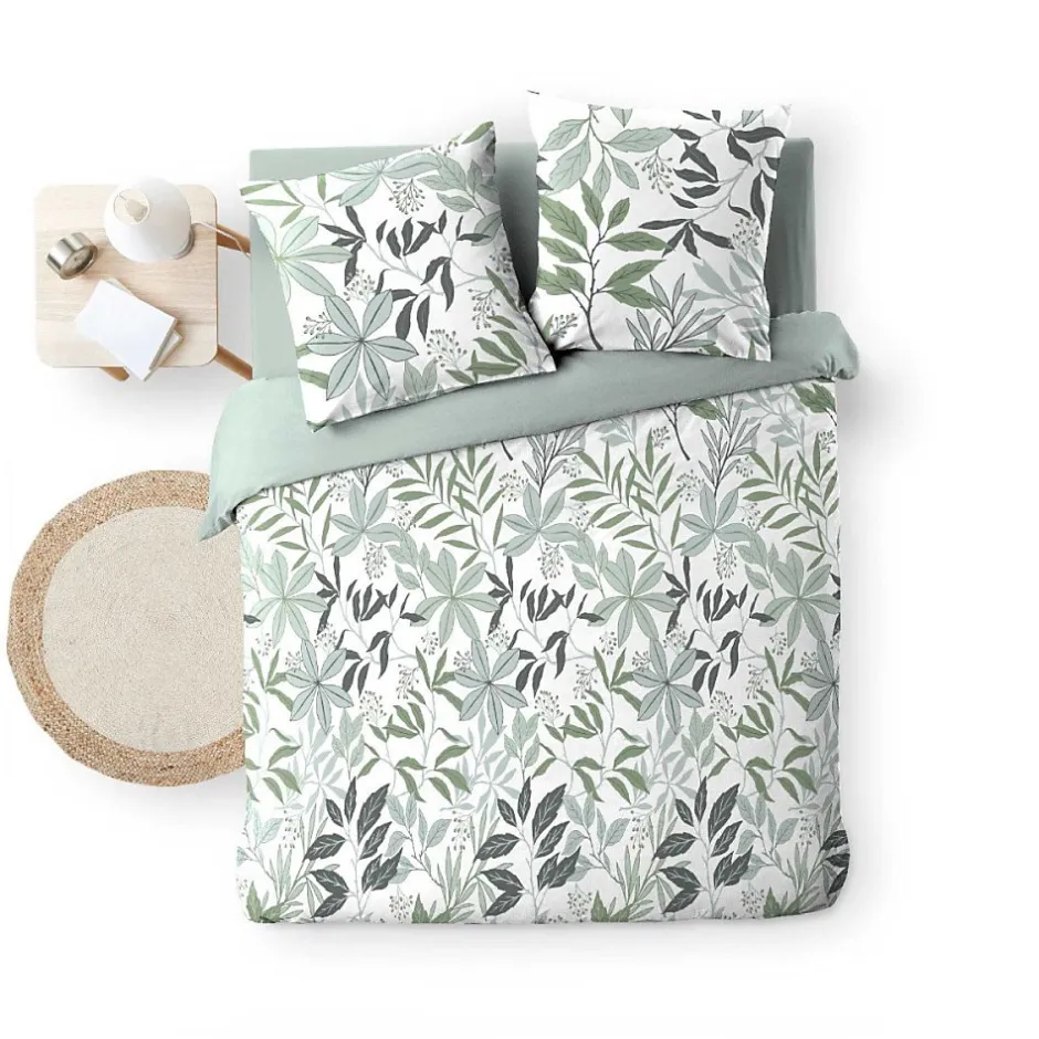 Douceur D'Intérieur Housse de couette 240x220 + 2 taies VOLTINE 100% coton