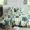 Atelier Du Coton Housse de couette 240x220 + 2 taies en coton 57 fils