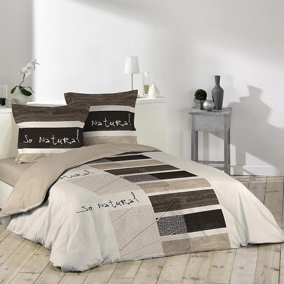 Douceur D'Intérieur Housse de couette 200x200 + 2 taies So natural coton Clearance
