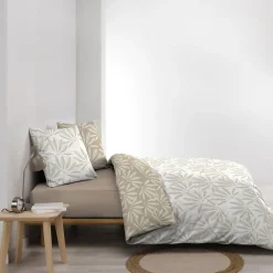 Douceur D'Intérieur Housse de couette 260x240 + 2 taies MALIA 100% coton Discount