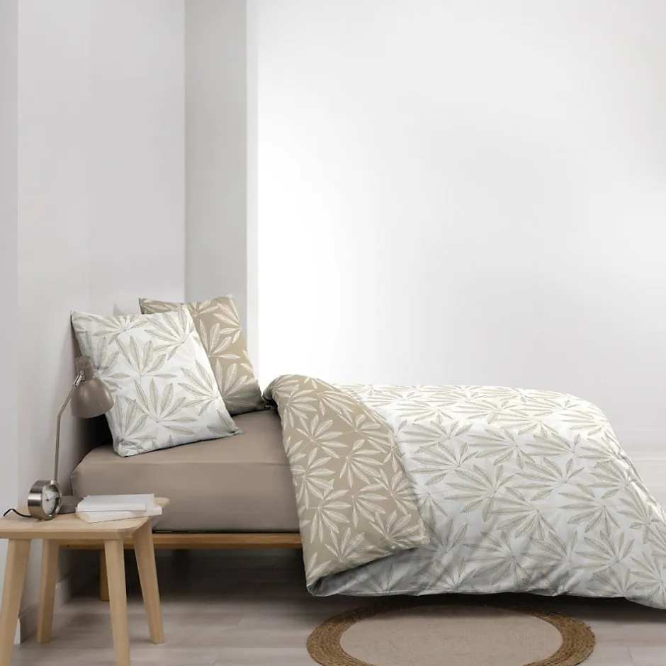 Douceur D'Intérieur Housse de couette 260x240 + 2 taies MALIA 100% coton Discount