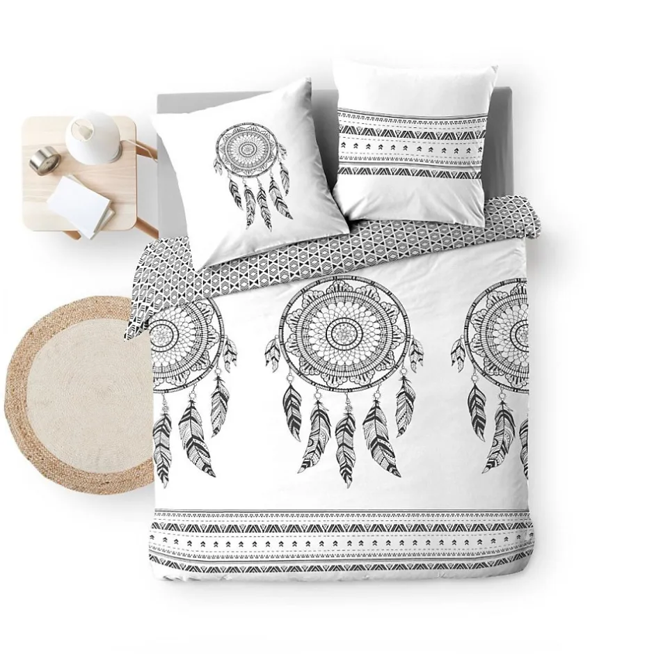 Douceur D'Intérieur Housse de couette 240x220 + 2 taies INDIAN DREAM 100% coton New
